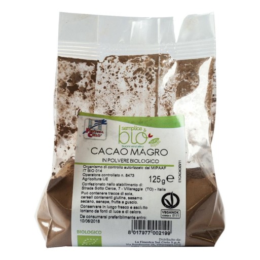 CACAO MAGRO 125G BIO SEMPL&BIO