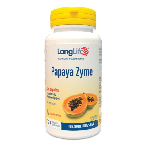 LONGLIFE PAPAYA ZYME 120 Cpr