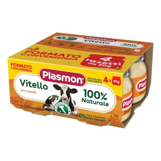 PLASMON OMOG VITELLO 4X80G