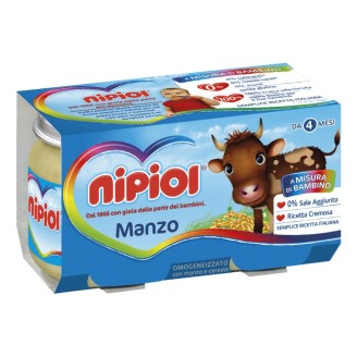 OMO NIPIOL Manzo 2x120g