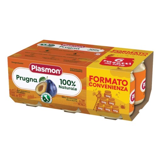 PLASMON OMOG PRUGNA 6X104G