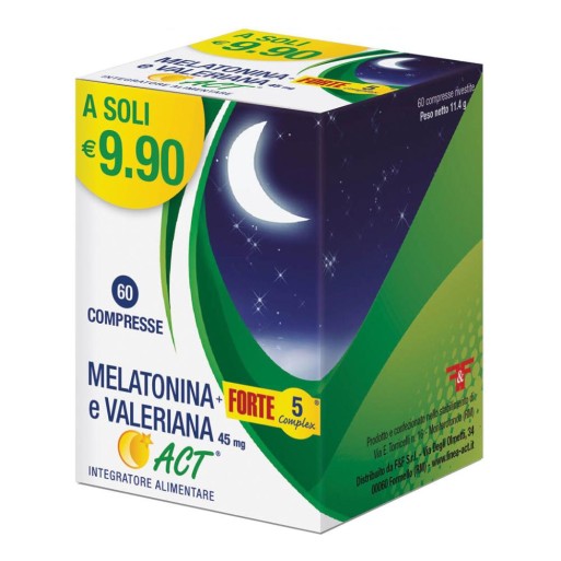 MELATONINA ACT1MG+VALER 5FT 60