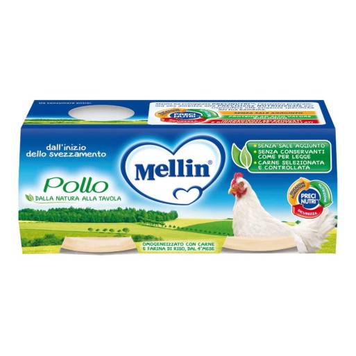 MELLIN OMOG POLLO 2X120G