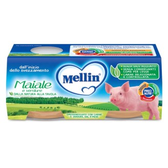 MELLIN OMOG MAIALE 2X80G