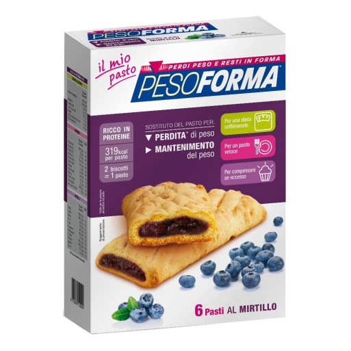 PESOFORMA BISCOTTI MIRTILLI12P