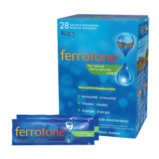 FERROTONE Apple 28 Sacch.25ml