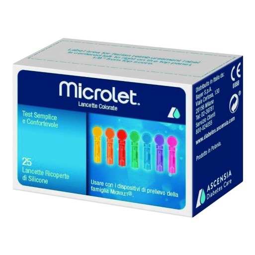 MICROLET LANCETS 25 LANCETTE