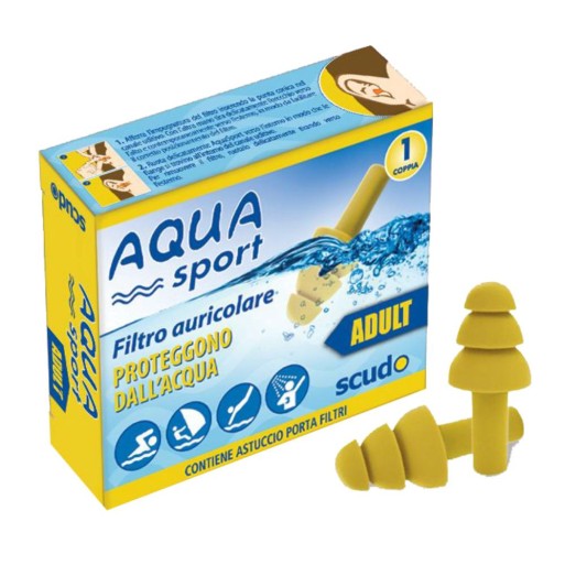 EARPLUG SCUDO AQUASPORT AD 2PZ