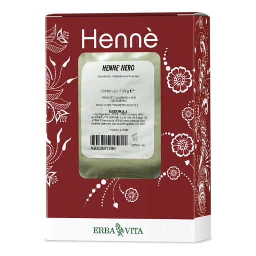 HENNE Color Cap.Nero 100g  EBV