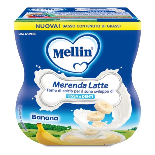 MELLIN MER LATTE BANANA 2X100G