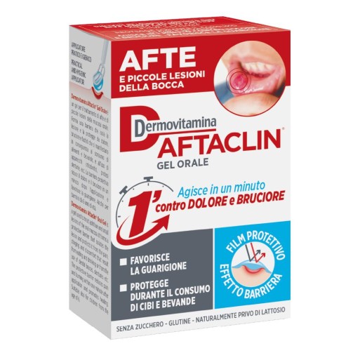 DERMOVITAMINA AFTACLIN GEL