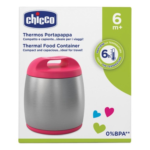 CH THERMOS PORTA PAPPA ROSA