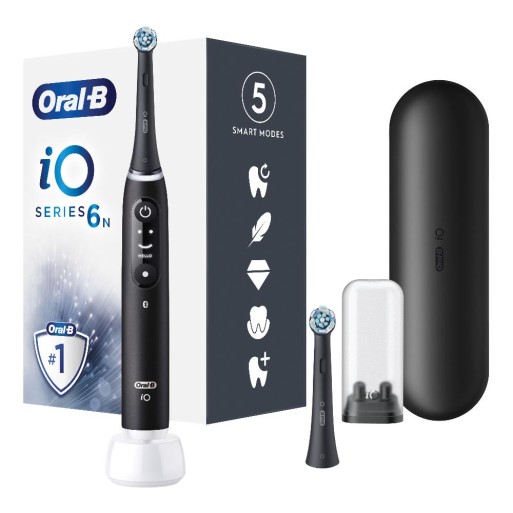 ORALB IO 6 BLACK SPAZZ+2REFILL